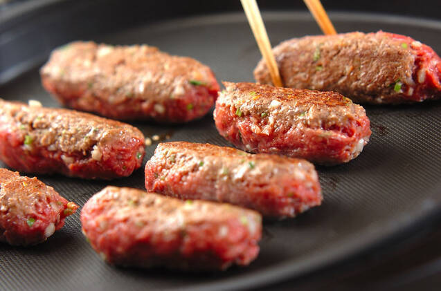 シシカバブと焼き野菜の菜包みの作り方の手順6