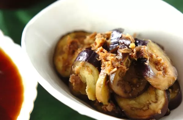 時短であともう一品!レンジ蒸しナスの和え物