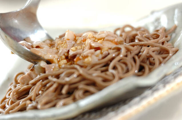 豚シャブ納豆冷やしそばの作り方の手順4