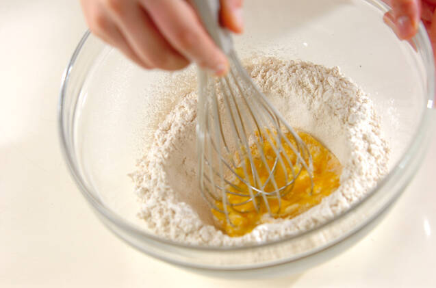 そば粉のパンケーキの作り方の手順3