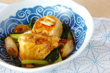 豆腐のオイスター炒め