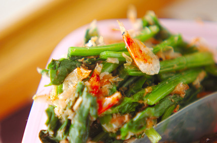 ホウレン草と桜エビのお浸し