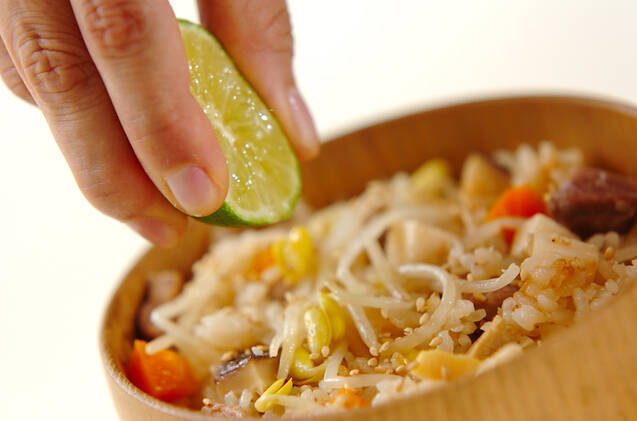 豆モヤシの炊き込みご飯の作り方の手順5