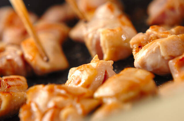 ユリネと鶏肉の炒め物の作り方の手順9