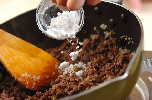 ご飯がすすむ！厚揚げとひき肉の炒め物の作り方の手順5