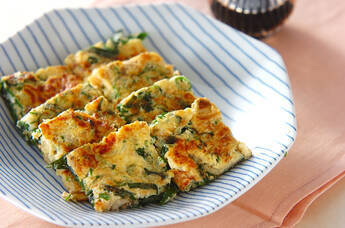 アサリとニラの卵焼き