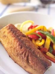 サバのカレー粉焼き