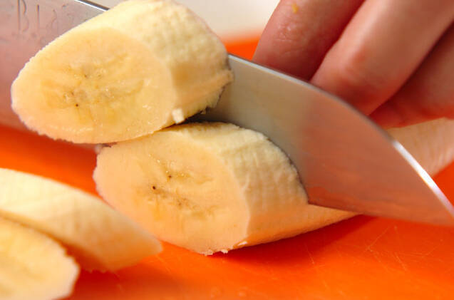 バナナのカラメルソテーの作り方の手順1