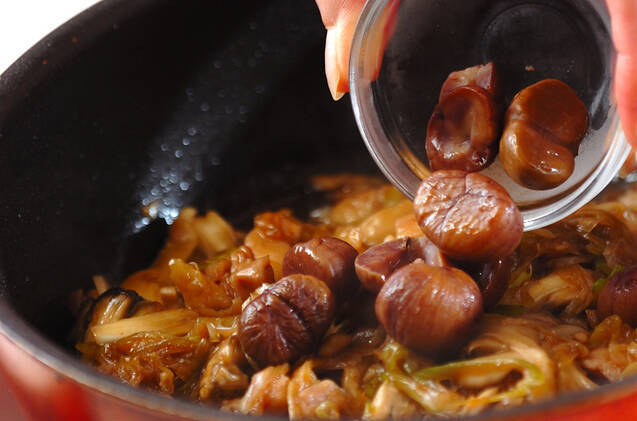 栗を使った簡単おかず 鶏と栗の照り焼き by保田 美幸さんの作り方の手順3