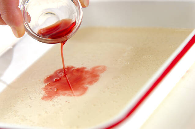 シャンパンのグラニテの作り方の手順3