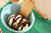 バニラアイスのチョコがけの作り方の手順