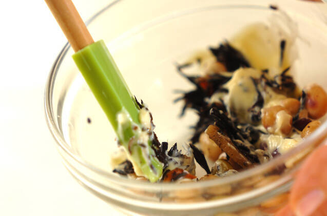 ヒジキと豆のサラダの作り方の手順1