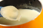 ミルクプリンの作り方1