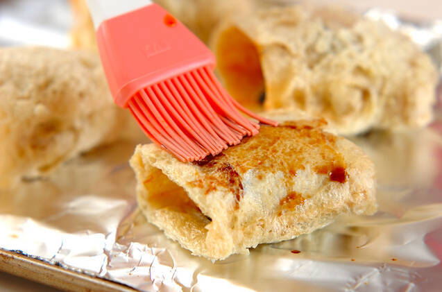 オクラキムチの揚げ包みの作り方の手順5