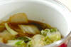 白菜とアサリのサッと煮の作り方の手順2