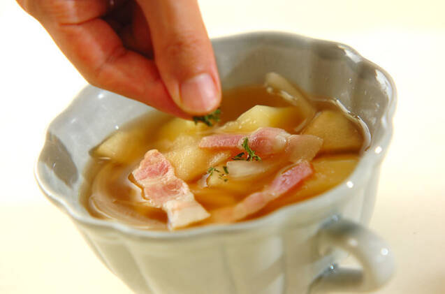 ポテトアップルスープの作り方の手順7