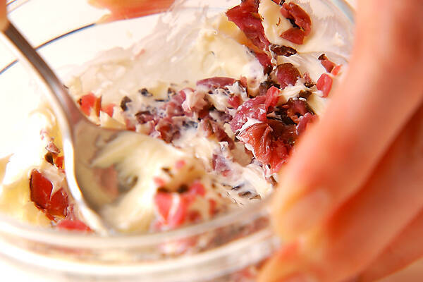 しば漬け揚げロールの作り方の手順1