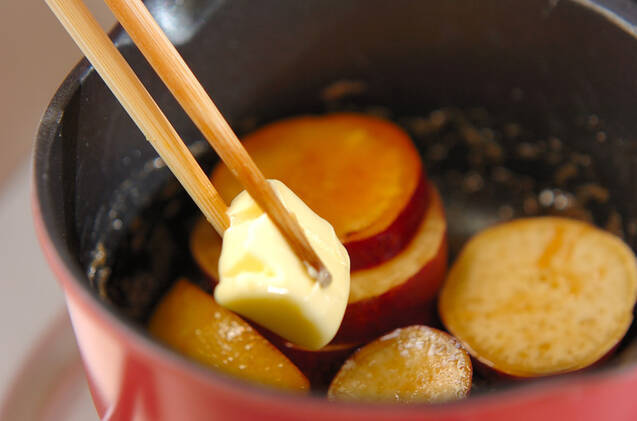 バター香る！サツマイモのレモン煮の作り方の手順3