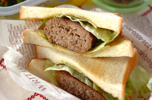 ハンバーグサンド