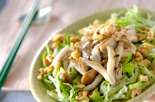 シメジの和え物