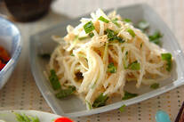 モヤシの明太マヨ和え