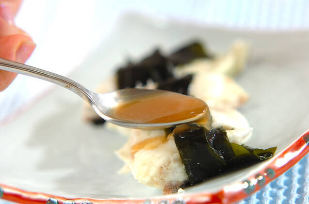 鯛のワカメ巻きの作り方の手順6