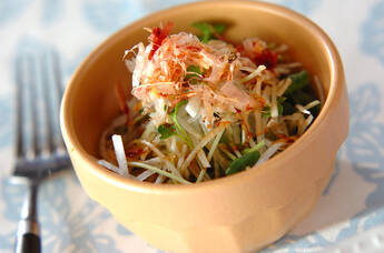 シャキシャキ大根のサラダ