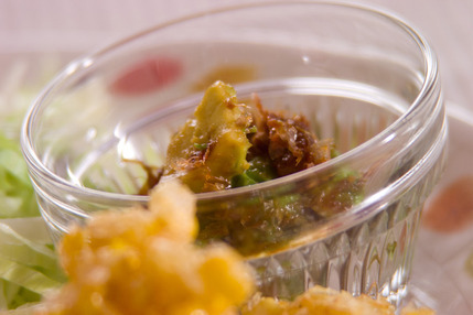 アボカドのおかか和え