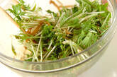 水菜のホットサラダの作り方5