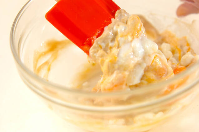 和風マカロニサラダの作り方の手順2