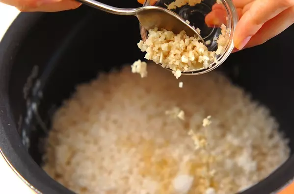 ショウガご飯の作り方1