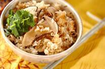 ぜいたくに！松茸のみの松茸ご飯