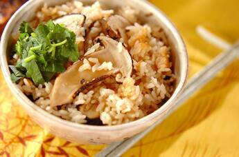 ぜいたくに!松茸のみの松茸ご飯