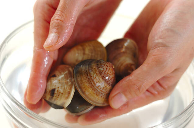 ハマグリのお吸い物の作り方の手順1