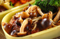 ハンバーグ和風キノコソース