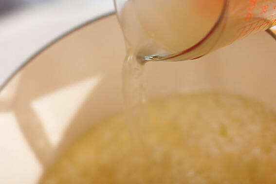 パルミジャーノのリゾットの作り方の手順3