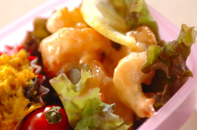 エビのマヨネーズ炒め