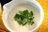 里芋のポタージュスープの作り方の手順