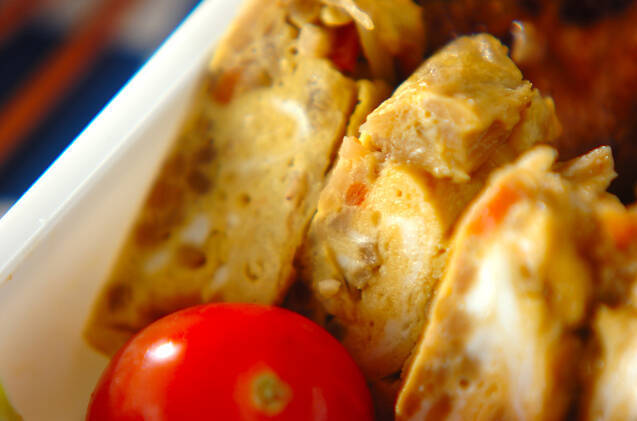 きんぴら入り卵焼き