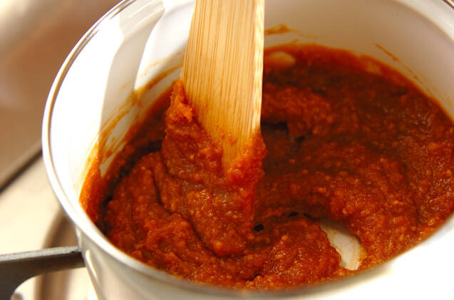 合わせ練りみその作り方の手順1