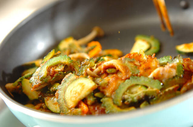 豚肉とゴーヤのカレー炒めの作り方の手順8