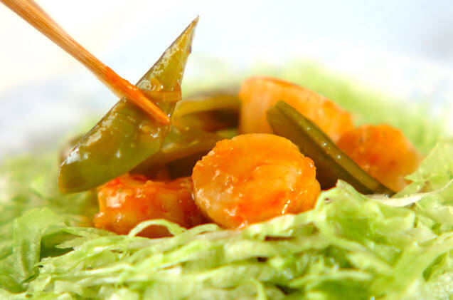 ホタテのチリソース炒めの作り方の手順5