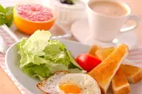 ベーコンエッグセット