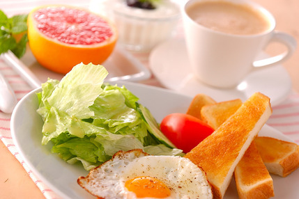 ベーコンエッグセット