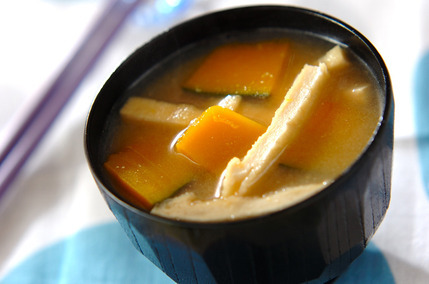 カボチャのみそ汁
