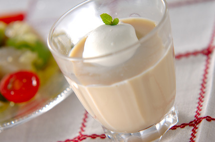 紅茶豆乳プリン