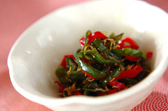 ピーマンとジャコのきんぴら