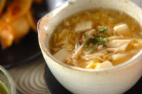 ささ身とふんわり卵のスープ