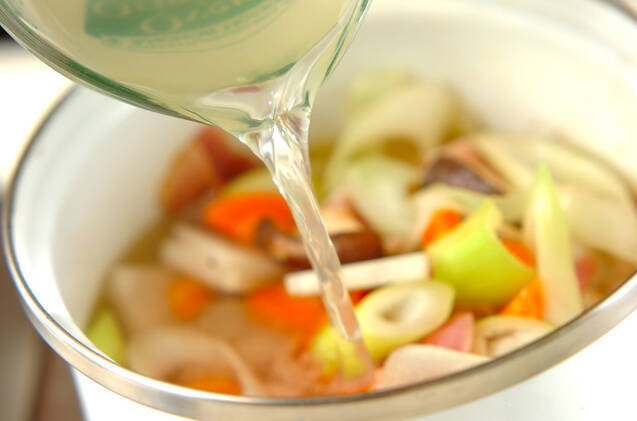 野菜汁の作り方の手順2