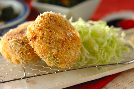 ソラ豆入りホクホクコロッケ